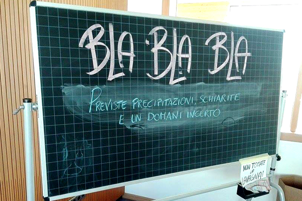 BLA BLA BLA – Voraussichtlich gibt es Niederschläge, Aufhellungen und eine ungewisse Zukunft