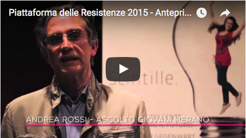 Anteprime Festival delle Resistenze a Trento, Merano e Bressanone - 20-21-22/04/15.
